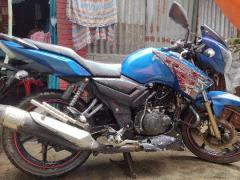 TVS Apache RTR 150 Matt Blue